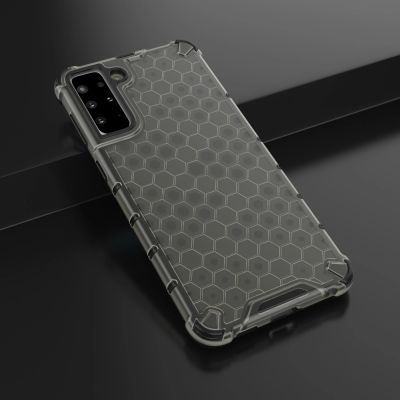 14. Honeycomb case armored cover with a gel frame for Samsung Galaxy S22 + (S22 Plus) black