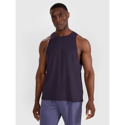 Men's quick-drying training tank top 4F 4FWAW25TFSLM554-30S