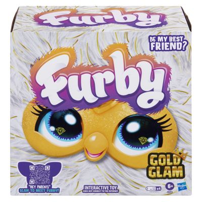 3. TOY INTERACTIVE FURBY GOLD GLAM G1938