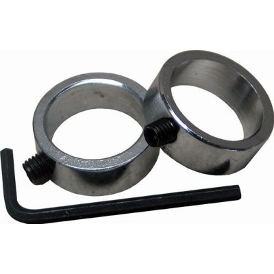 6. BAR CLAMPS RINGS CHROME SET 2 PCS BEST SPORTING fi30
