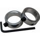 6. BAR CLAMPS RINGS CHROME SET 2 PCS BEST SPORTING fi30