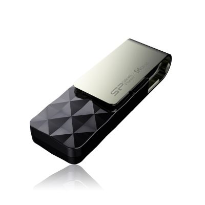 Pendrive Silicon Power Blaze B30 64GB USB 3.1 black (SP064GBUF3B30V1K)