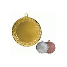 Gold medal with space for a 50 mm emblem - steel medal