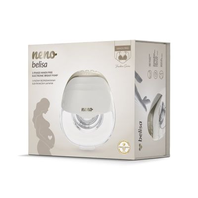 4. NENO 3-PHASE HANDS-FREE BREAST PRAMP + BELISA TWIN CASE