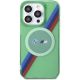 3. BMW M Tricolor Stripes MagSafe case for iPhone 15 Pro - green