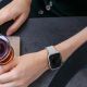 10. Magnetic Apple Watch SE, 9, 8, 7, 6, 5, 4, 3, 2, 1 (41, 40, 38 mm) Dux Ducis Strap (LD Version) - gray-orange
