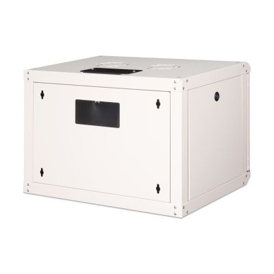 19. Digitus Unique 19" 7U wall-mounted network cabinet 600x450, glass door, gray, undivided, assembled, 100kg