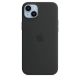 6. Apple Silicone Case with MagSafe Midnight Black, for iPhone 14 Plus
