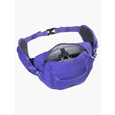 3. EVOC Hip Pack 3 + Hydration Bladder 1.5 violet