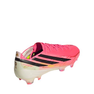 3. Adidas F50 Hyperfast Elite FG football boots pink JR5386