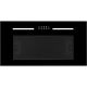 2. Built-in kitchen hood MPM-54-OWS-02 black glass, LED lighting, absorber and extractor