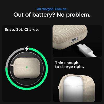 15. Spigen Urban Fit Case for AirPods 3 - Beige