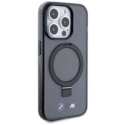 4. BMW Ring Stand M Collection MagSafe Case for iPhone 15 Pro - Black