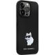 4. Karl Lagerfeld KLHCP13LSMHCNPK case for iPhone 13 Pro / 13 - black Silicone C Metal Pin