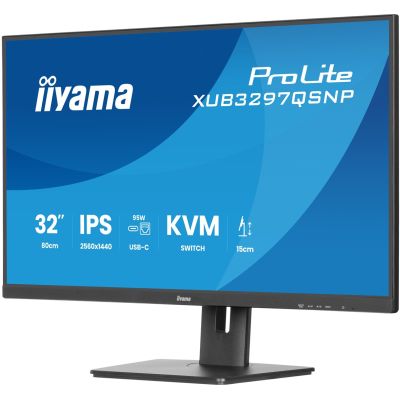 7. IIYAMA monitor 80.0cm (32.0") XUB3297QSNP-B1 16:9 2xHDMI+DP+USB-C