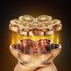 3. MAXGROOM JK-1688 Electric Shaver for Head and Beard - Gold