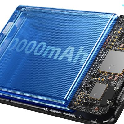 4. Dudao K29 10000mAh PD 20W MagSafe Powerbank with Metal Case, Stand and Built-in USB-C/ Lightning Cables - Silver