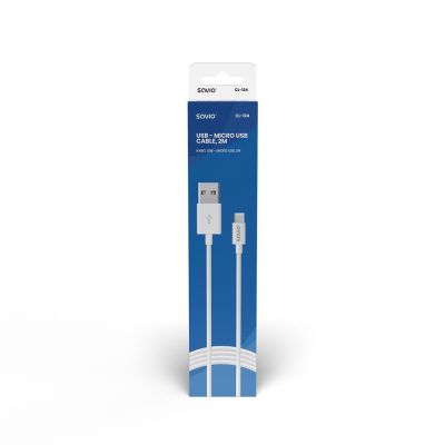2. SAVIO CL-124 cable (Micro USB - USB 2.0 type A; 2m; white)
