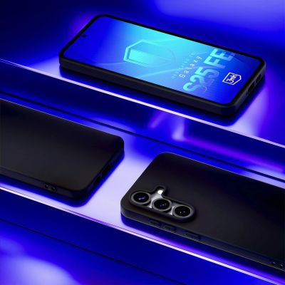 4. 3mk Matt Case for Samsung Galaxy S25 FE - Matte Black