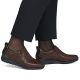 6. Rieker 47259-27 comfortable brown women's leather shoes
