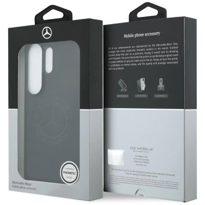 8. Mercedes Vintage Logo MagSafe Case for Samsung Galaxy S26 Ultra - Black