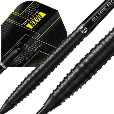 4. Harrows NX90 Black darts 90% steeltip NX90Black90%