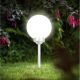 17. SOLAR LAMP MILKY GLOBE 20x53.5CM