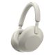Sony WH-1000XM5 on-ear bluetooth headphones silver