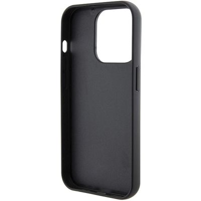 8. Karl Lagerfeld Gripstand Saffiano Choupette Pins case for iPhone 15 Pro Max - black
