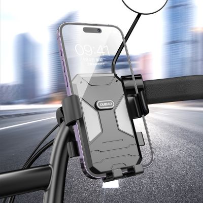 9. Bicycle / motorcycle phone holder Dudao F7C - black