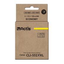 Actis KC-551Y Ink (replaces Canon CLI-551Y; Standard; 12 ml; Yellow)