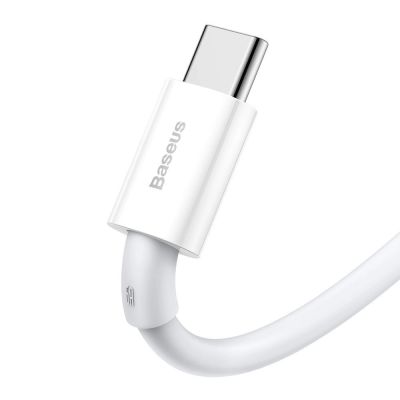 3. Baseus Superior cable USB - USB TypeC 66 W 6A 2 m White (CATYS-A02)