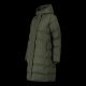 2. CMP women's hooded coat, insulated, waterproof, green (34K0096/F905)