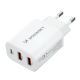 3. Wozinsky CWCUCW 30W USB-C / 2 x USB-A Wall Charger - White