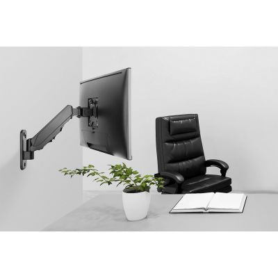 4. Single wall mount for 1xLCD max 32" and 8kg with gas spring