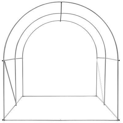 14. GREENHOUSE GARDEN TUNNEL 200x200x200CM PE GREEN STEEL STRUCTURE