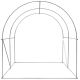 14. GREENHOUSE GARDEN TUNNEL 200x200x200CM PE GREEN STEEL STRUCTURE