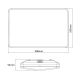 MACLEAN LED LAMP, HOUSE NUMBER WITH TWILIGHT SENSOR 950LM 12W IP65 SOLAR RESISTANT MCE292 W
