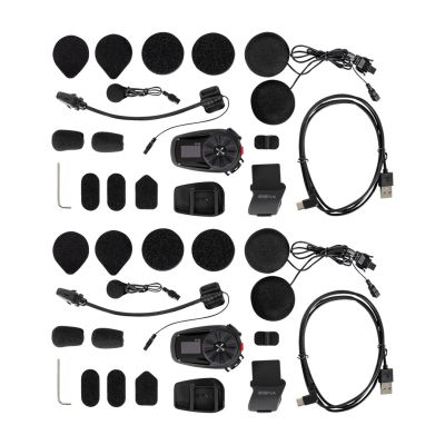 8. SENA 5S-10D DUAL PACK MOTORCYCLE INTERCOM