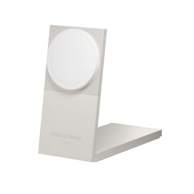 Native Union Rise 2-in-1 MagSafe-compatible Qi2 15W Wireless Charger for Two Devices (Sandstone)