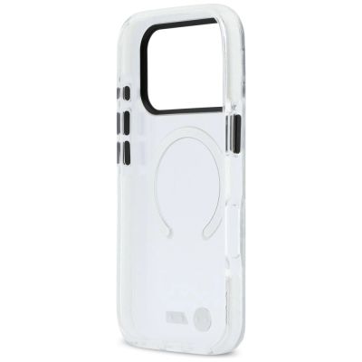 7. BMW M IML Shockproof Metal Logos MagSafe Case for iPhone 17 Pro Max - Transparent