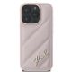3. Karl Lagerfeld Quilted Signature iPhone 16 Pro Max Case - Pink