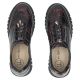 5. Women's leather half-notes on a wedge, lacquered crocodile burgundy Filippo DP8102