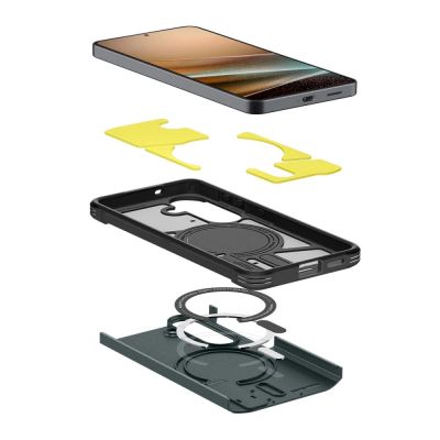 12. Spigen Tough Armor Mag MagSafe Case for Samsung Galaxy S26+ - Green