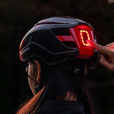 4. Rockbros ZK-077 Bike Helmet with Integrated Multi-Directional Lighting 57-61 cm - Black