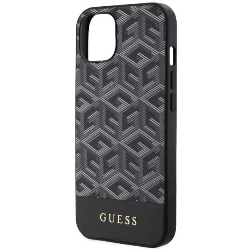 6. Guess GUHMP14SHGCFSEK iPhone 14 6.1" black/black hardcase GCube Stripes MagSafe