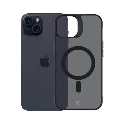 9. 3mk Smoke MagCase with MagSafe for iPhone 15 Plus - semi-transparent