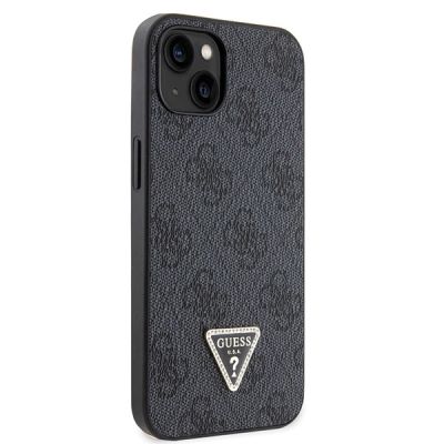 4. Guess Crossbody 4G Metal Logo Case for iPhone 13/14/15 - Black