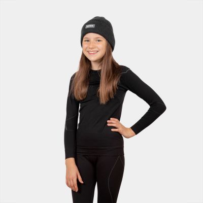 44. Alpinus Active Set thermal underwear black and gray Jr GT43204