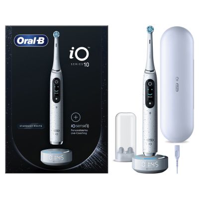 14. Oral-B iO Series 10 Stardust White Toothbrush